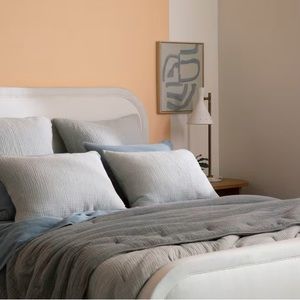 Parachute Cotton Cloud Queen Quilt and Square Sham Set
